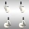 Service Caster 3 Inch 316SS Nylon Wheel Swivel 1-1/8 Inch Expanding Stem Caster Brake SCC, 2PK SCC-SS316EX20S314-NYS-2-TLB-2-118 - alternate 5